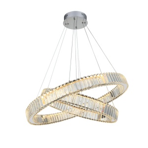 Lustra suspendata LED SPARK 60+80 DIMM CH - Img 1