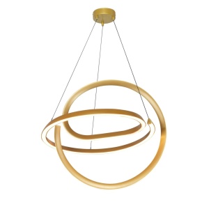 Lustra suspendata LED VELENNE auriu