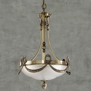 Lustra suspendata LUX design clasic realizata manual Cloe - Img 3