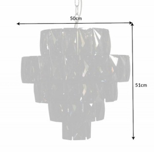Lustra suspendata moderna Kristall 50cm 156620 universul-luminii.ro