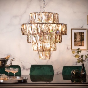 Lustra suspendata moderna Kristall 50cm 234830 universul-luminii.ro