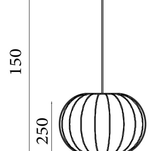 Lustra suspendata stil cocoon Radiant 625900 universul-luminii.ro