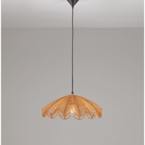 Lustra suspendata stil natural ratan natur FLARE - Img 4