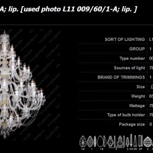 Lustra XXL 78 brate cristal Bohemia L11 009/78/1-A; Lip. 56670 universul-luminii.ro