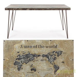 Masa desing industria style ATLANTIDE 160X90 0740252 BZ