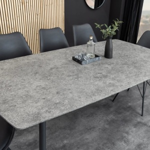 Masa dining APARTMENT 140cm gri beton - Img 4