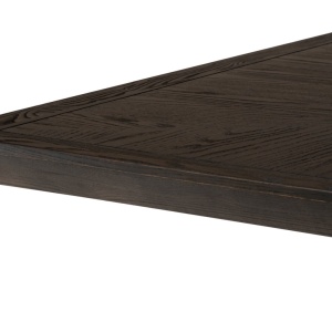 Masa dining design LUX Rexton 150x150cm, Ebony oak veneer - Img 8