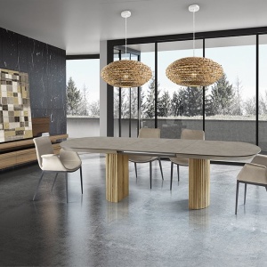 Masa dining extensibila design lux Irati - Img 2