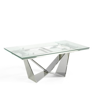 Masa dining extensibila design ultra-modern Sonia, 160-220x90cm AC-CT2302 - Img 3