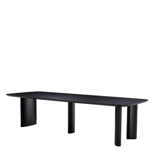 Masa dining moderna design LUX Harmonie L negru 300x116cm - Img 3