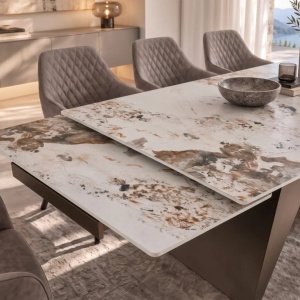 Masa Extensibila cu Blat Ceramic Pandora, DIAMOND 180-260cm - Img 7