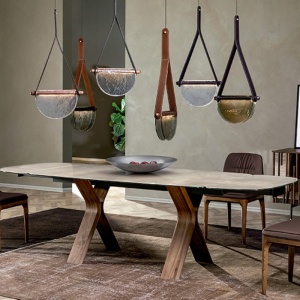 Masa extensibila eleganta design LUX Still 215-295x100cm - Img 8