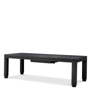 Masa extensibila LUX Gri Carbune Atelier L, 280-350cm