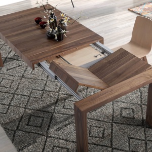 Masa extensibila Walnut, 160-210-260x100cm AC-GOB-N5303 - Img 8