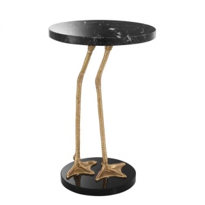 Masa laterala design LUX Lagoon negru 112201 HZ