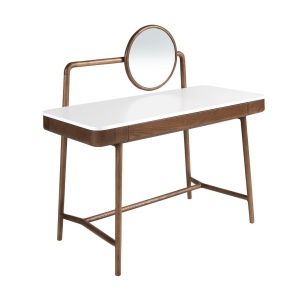 Masa machiaj design LUX White-Walnut - Img 2