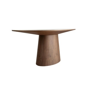 Masa ovala marmura portelanata Walnut 220x112cm - Img 2