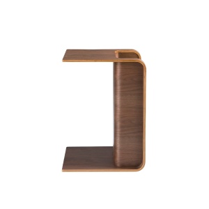 Masuta auxiliara cu spatiu pentru depozitare Walnut Wood - Img 4