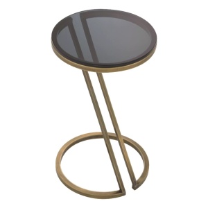Masuta auxiliara design LUX Falcone Vintage brass - Img 4