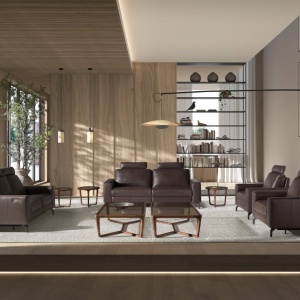 Masuta auxiliara design LUX Smoked brown - Img 6