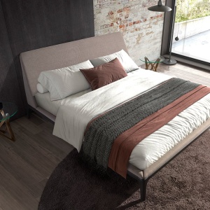 Masuta auxiliara design minimalist Walnut - Img 4