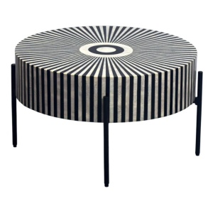 Masuta de cafea cu incrustatii din os HARMONY NATURE 65cm - Img 3