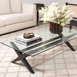 Masuta de cafea design elegant LUX Maynor, lemn negru 114499 HZ - Img 5