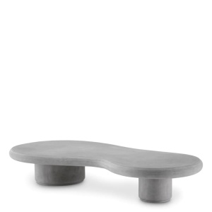 Masuta de cafea design LUX pentru interior si exterior Erato gri - Img 3