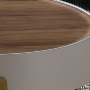 Masuta de cafea design LUX Walnut-Bej - Img 2