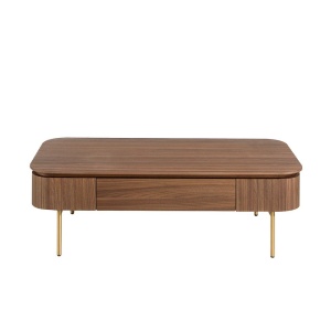 Masuta de cafea moderna design LUX Wood and Gold - Img 5