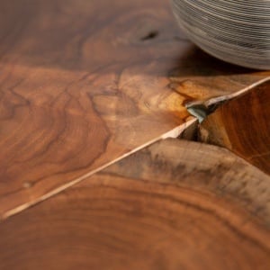 Masuta design industrial Mosaik 70cm Teak - Img 6