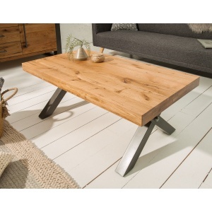 Masuta design industrial Thor 110cm, stejar salbatic A-38808 VC - Img 5