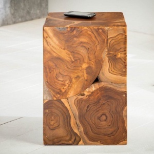 Masuta design unicat Square 30cm Teak - Img 5