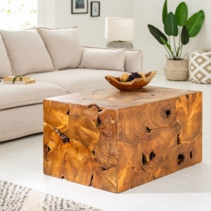 Masuta design unicat Square 90cm Teak - Img 6