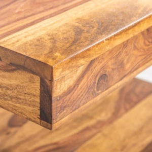 Masuta din lemn GIANT M 60x60cm Sheesham A-36331 VC - Img 7