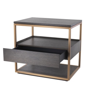 Masuta laterala cu sertar design elegant LUX Parker 114216 HZ - Img 3