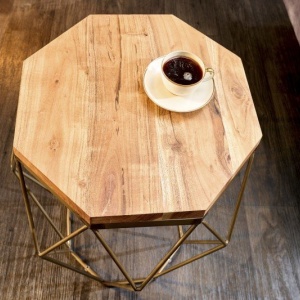 Masuta laterala design minimalist Diamond 50cm Salcam - Img 4