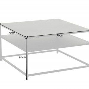 Masuta laterala design modern Dura Steel 70cm - Img 6