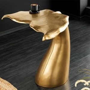 Masuta laterala design unic WILDLIFE WALFLOSSE 60cm auriu - Img 3