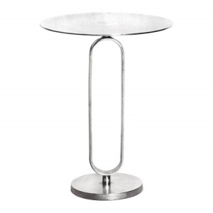 Masuta laterala din aluminiu Elegance 60cm argintiu - Img 3