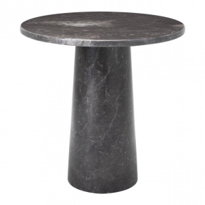 Masuta laterala din marmura gri design elegant LUX Terry 114229 HZ