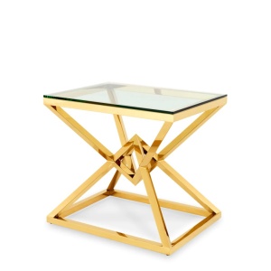 Masuta Living LUX design futurist finisaj auriu, Connor 109876 HZ