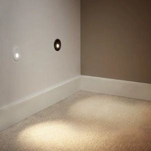 Mini Spot LED incastrabil ambiental IP65 Pyrenees, negru 3000K