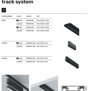 Modul LED, accesoriu pentru sina magnetica Radity, Points negru 12W 3000K 220390 universul-luminii.ro