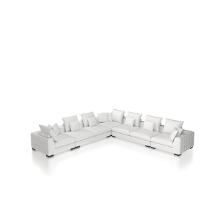 Modul pe colt design LUX Clifford, alb 113974 HZ - Img 6