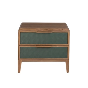 Noptiera cu 2 sertare design LUX Dark green - Img 3