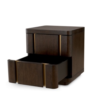 Noptiera cu 2 sertare design LUX Modesto S - Img 3