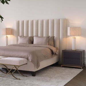Noptiera design elegant LUX Hazel, gri carbune 115102 HZ