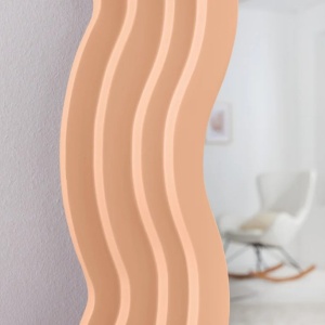 Oglinda de perete design modern Wave 160cm, caisa - Img 5