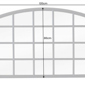 Oglinda decorativa design fereastra Paris 120cm negru - Img 2